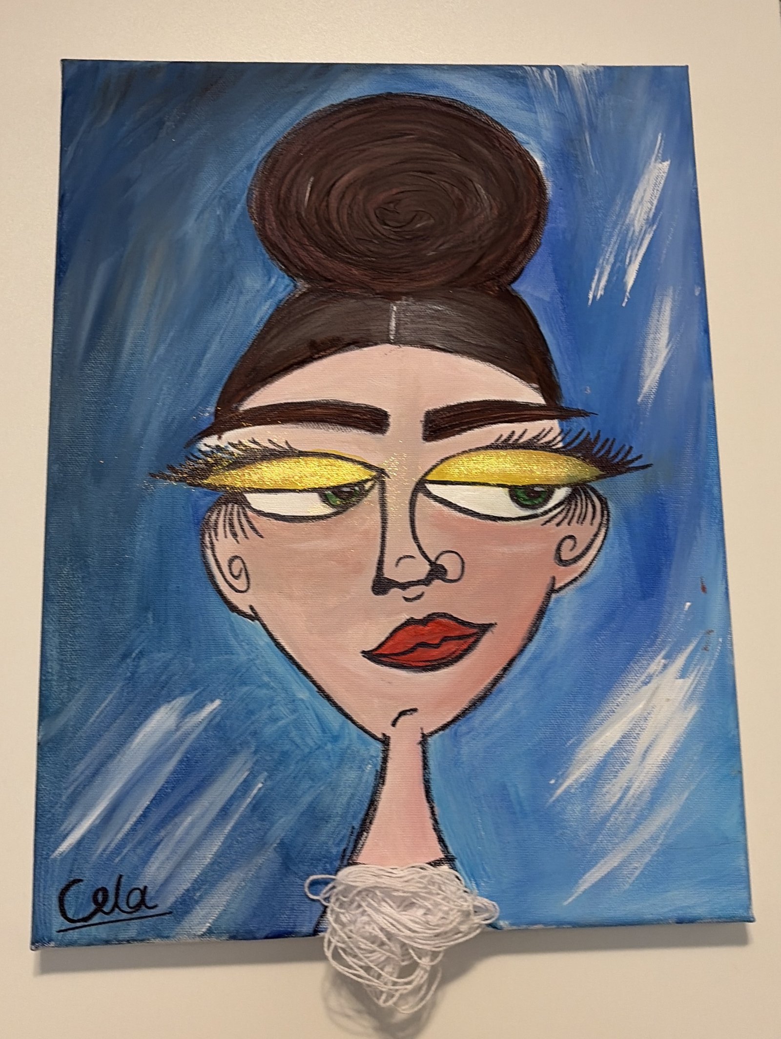 Painting by Negar