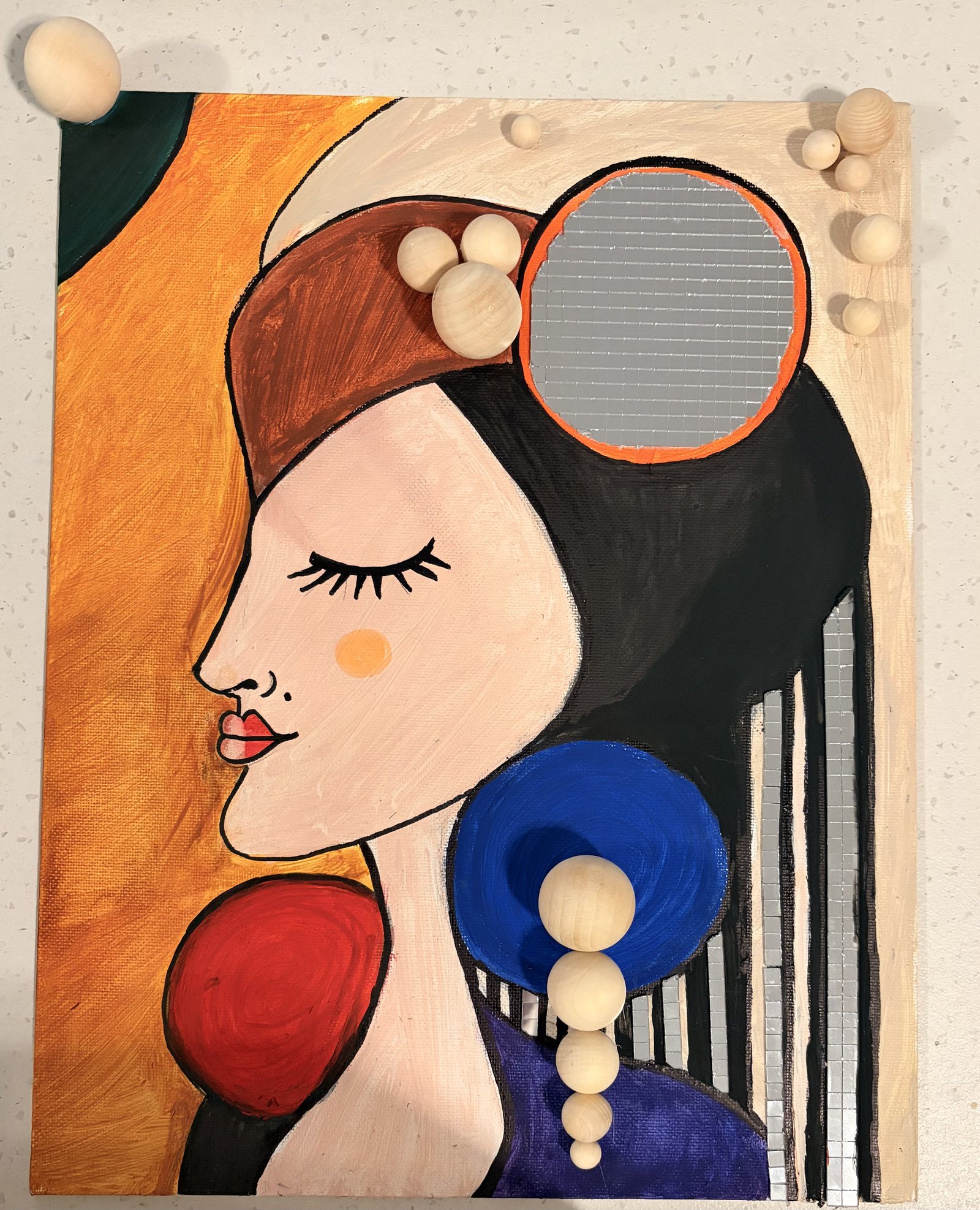 Painting by Negar